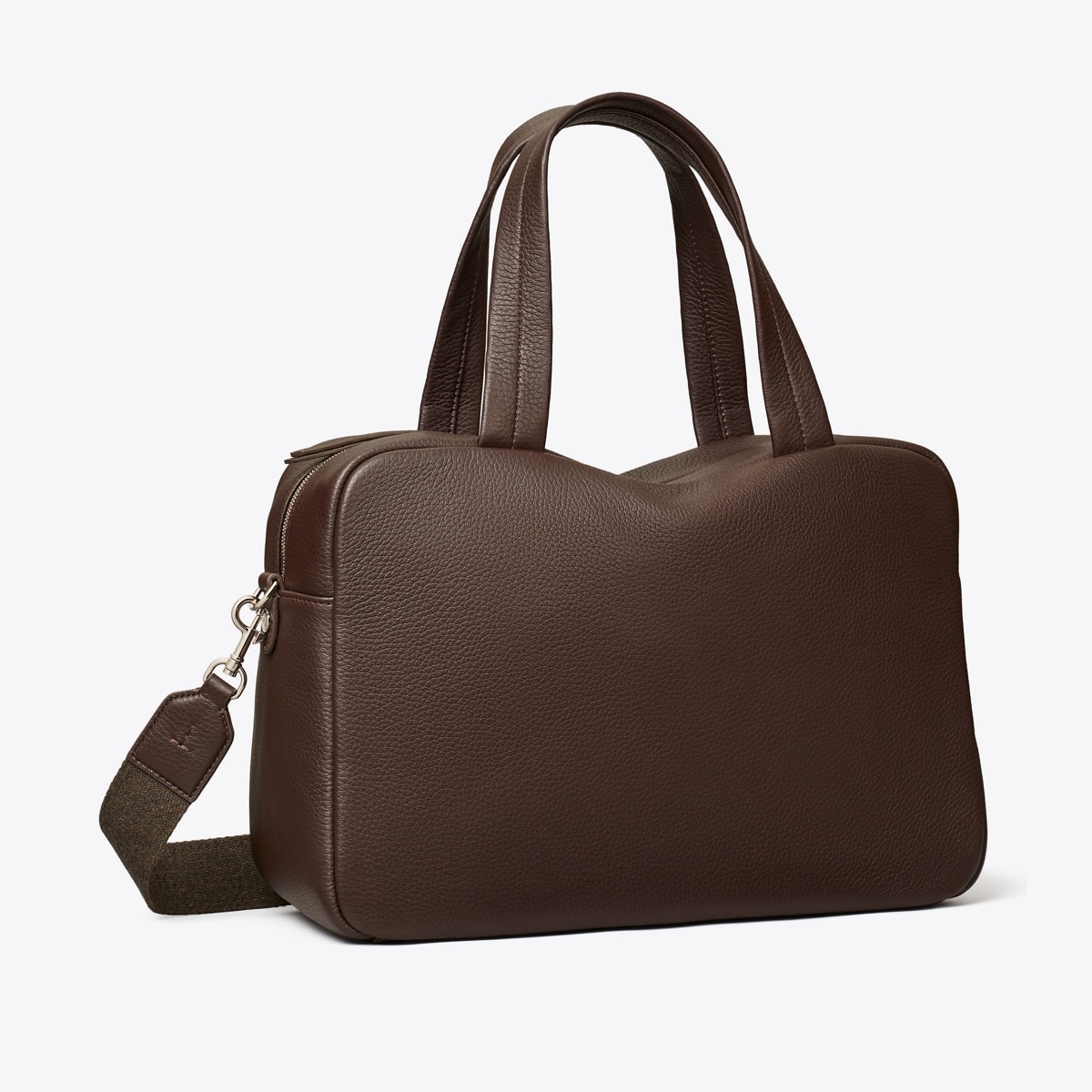 Tory Burch パテントレザー トートバッグ ダークブラウン Oversized Satchel: Women's Designer Satchels | Tory Burch