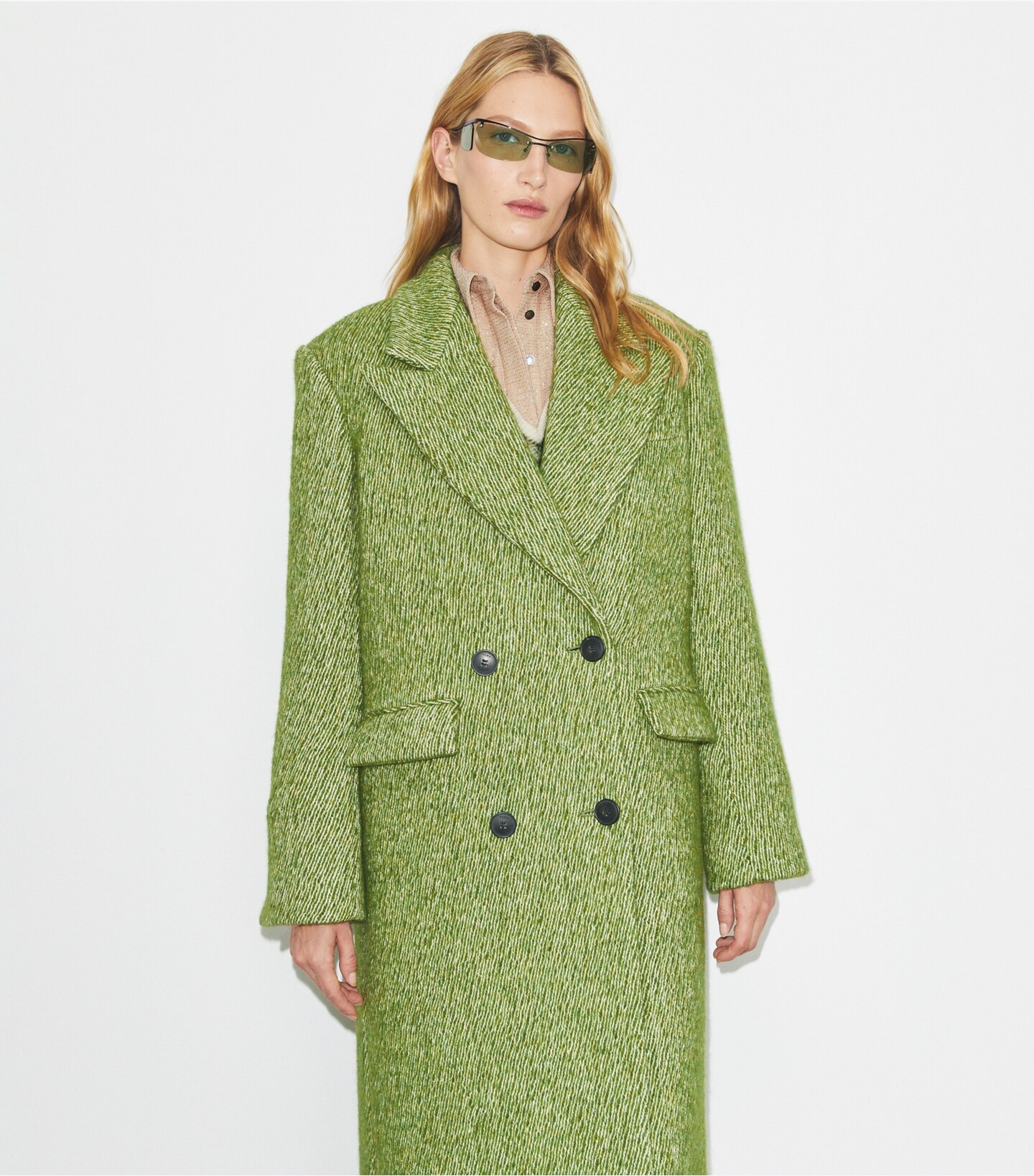 Oversized Twill Coat