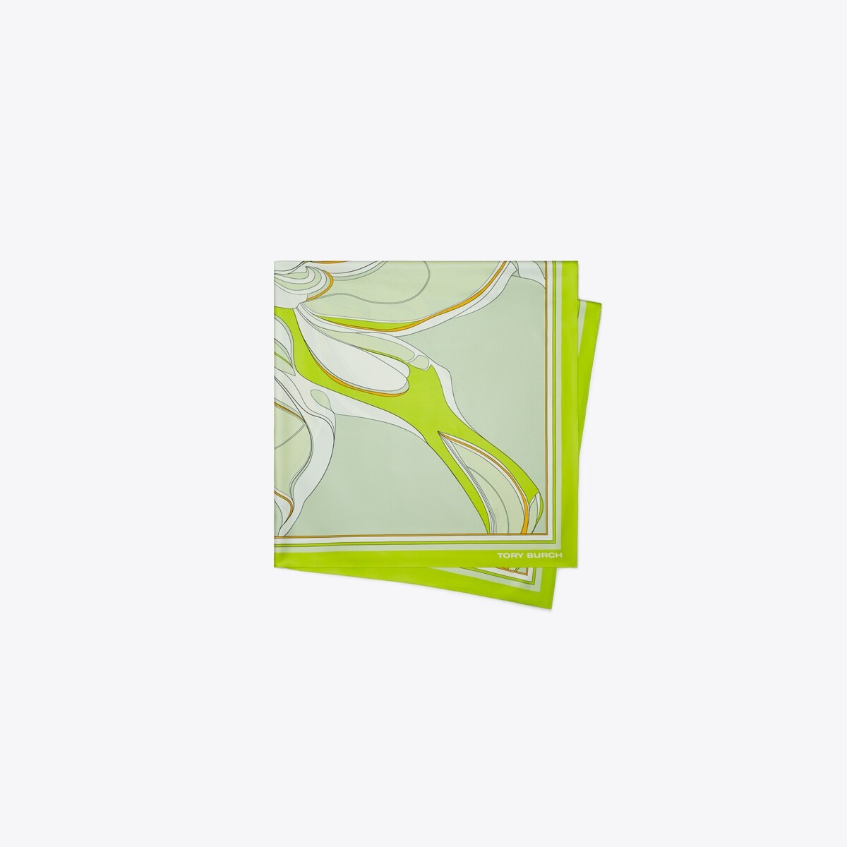 Oversized Twisty Floral Silk Square Scarf: Women's Designer