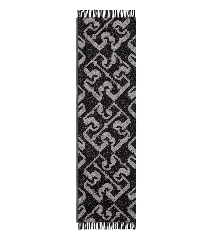 Pañuelo rectangular con logotipo 3D
