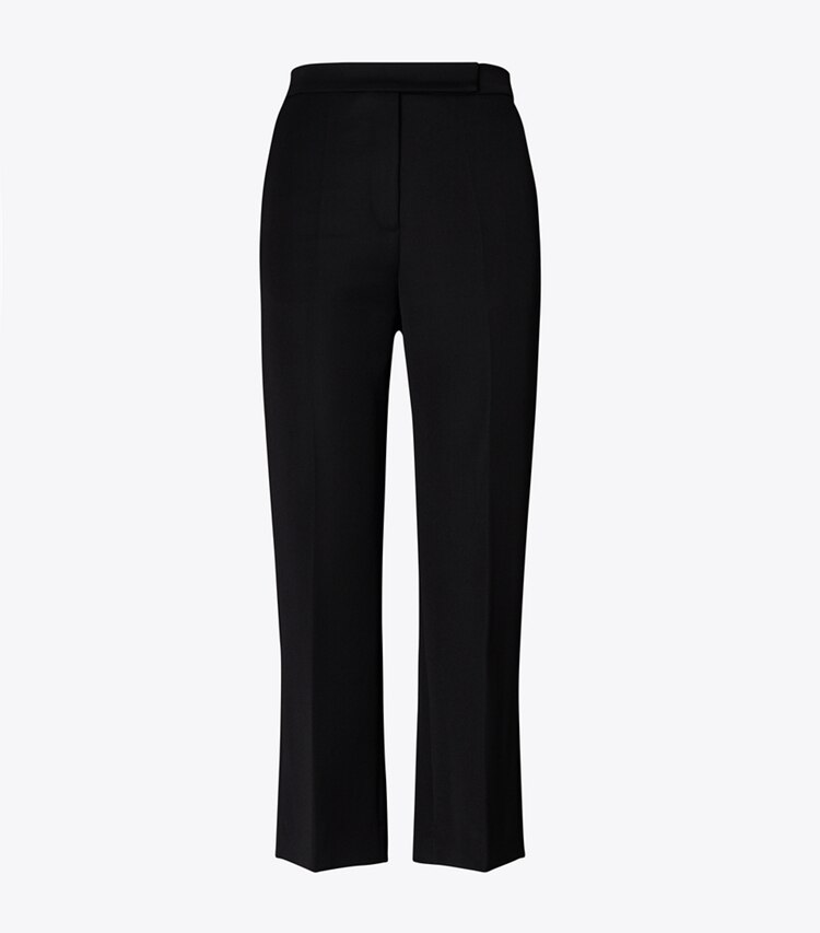 Tory Burch diseñador prendas inferiores Pantalón de sarga en Sport Black frente