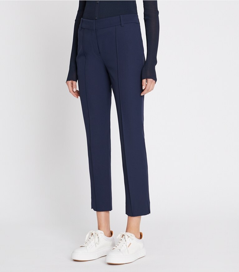 Tory Sport designer bas Pantalon de golf en sergé technique in Tory Navy front