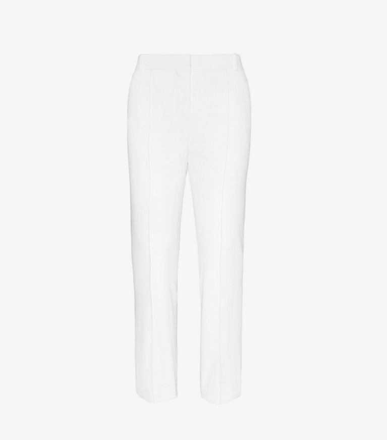 Tory Burch designer bas Pantalon de golf en twill technique dans Snow White de face