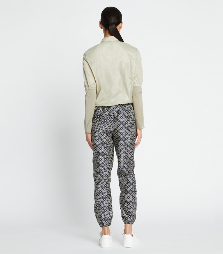 Tory Sport designer bas Pantalon de jogging T Monogram en jacquard technique in TORY NAVY T MONOGRAM SMALL SPORT front
