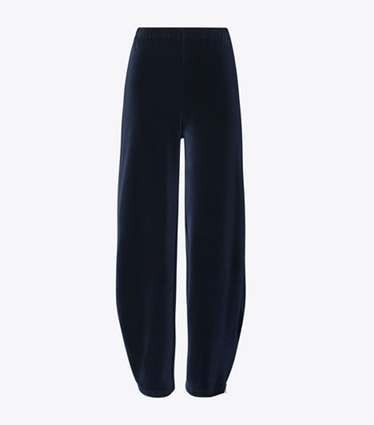 Tory Burch designer bas Pantalon de survêtement en coton in Ink front