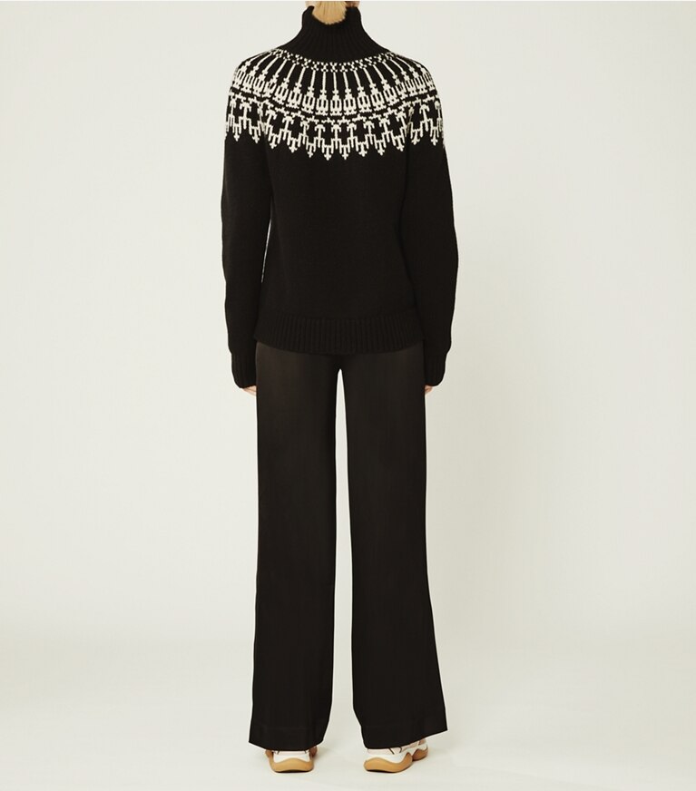 Tory Sport designer bas Pantalon de survêtement en satin in Sport Black front
