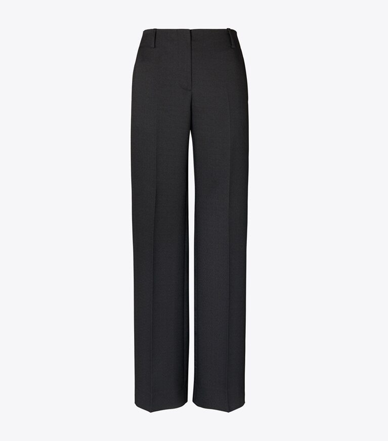 Tory Burch designer bas Pantalon en crêpe in Black front
