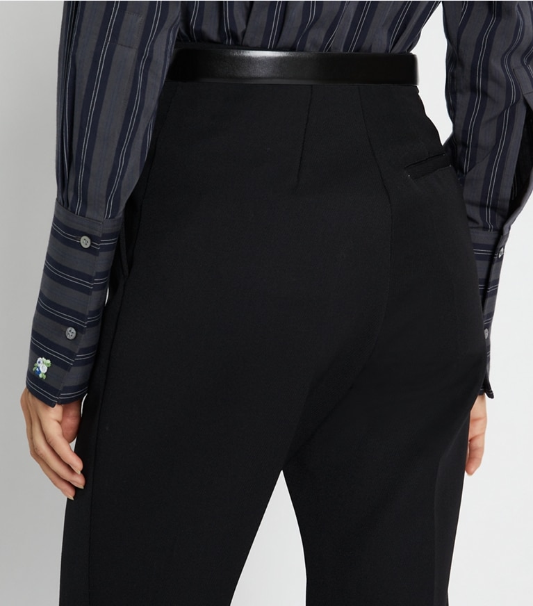 Tory Sport designer pantaloni Pantalone in twill in Sport Black front