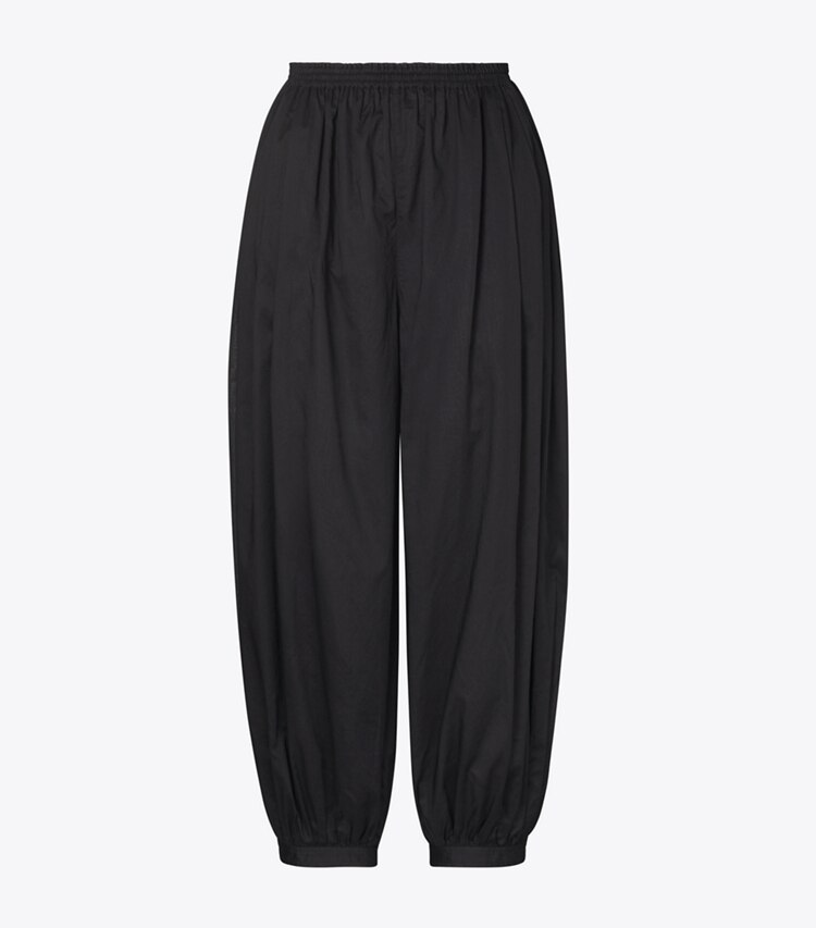 Tory Burch diseñador prendas inferiores Pantalones globo en BLACK frente