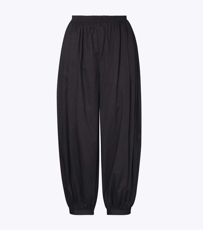 Tory Burch diseñador prendas inferiores Pantalones globo en BLACK frente
