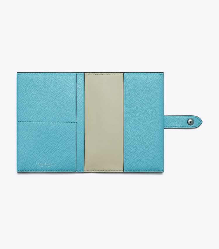 Tory Burch designer トラベルアクセサリー パスポートケース in Soft Turquoise オーバーヘッド