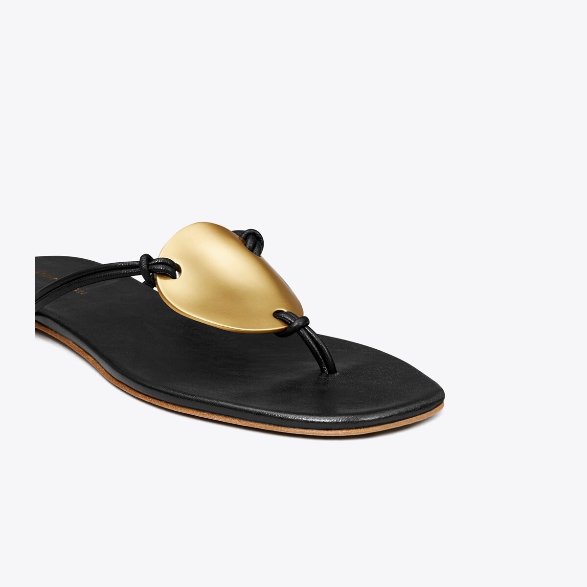 Tory Burch Patos Disk Black Golf Sandal Sz store 8