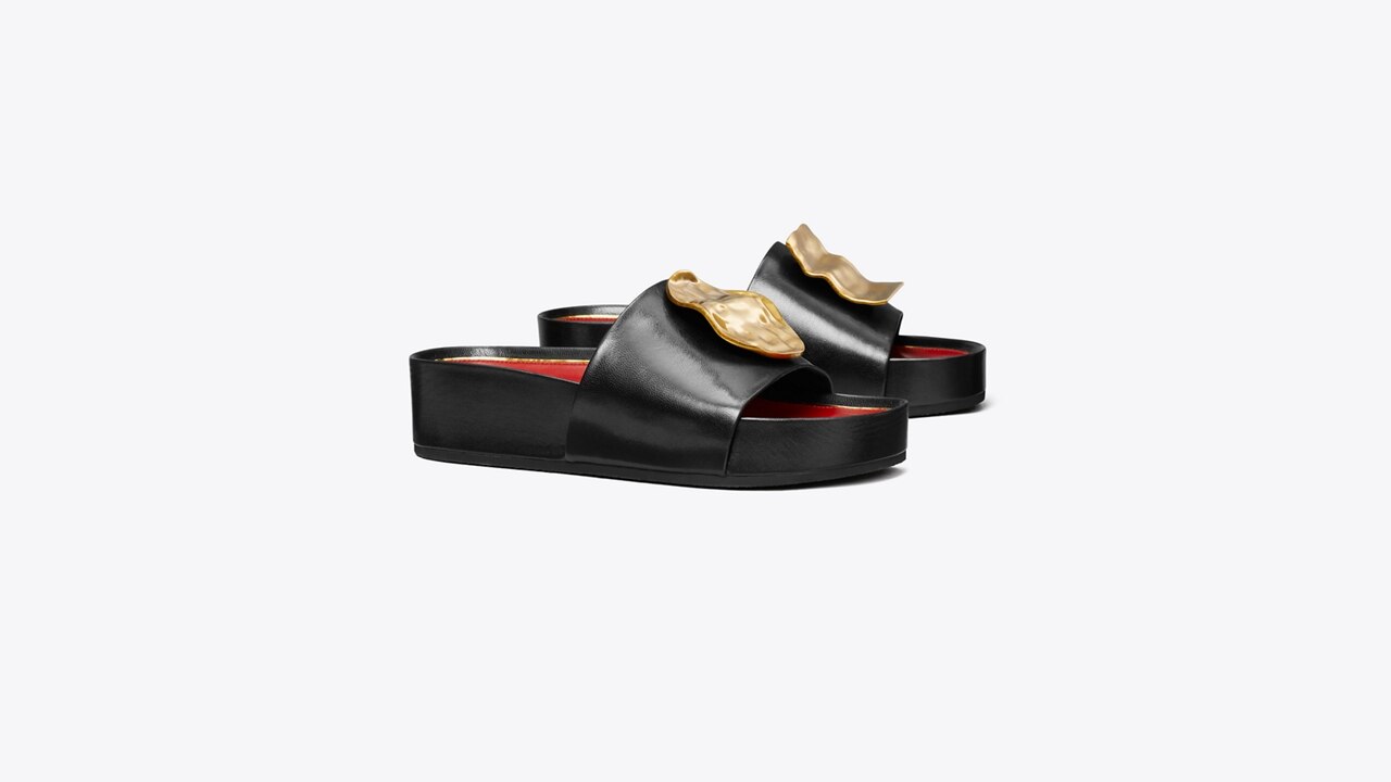 patos slide tory burch