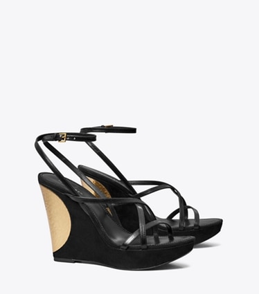 Black Leather sandals Tory Burch - Vitkac TW