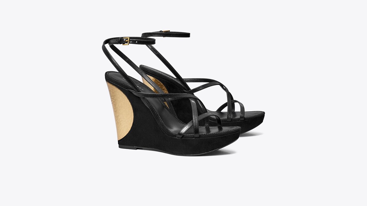 Patos Wedge Women's Designer Sandals Tory Burch