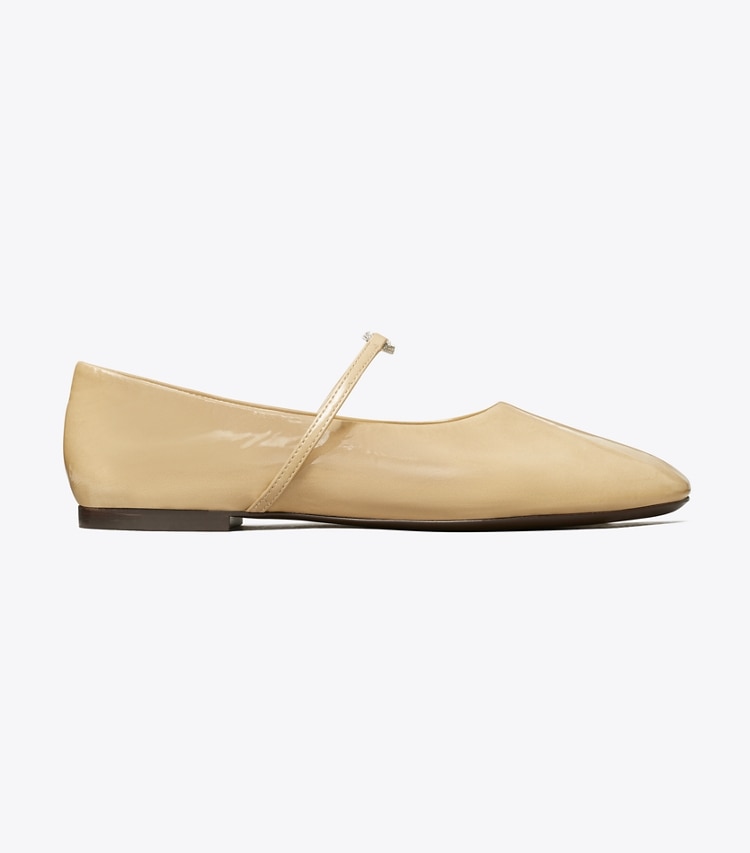 Tory Burch designer flats Pavé Gemini Link Mary Jane in CHATEAU GRAY / PAVÉ side