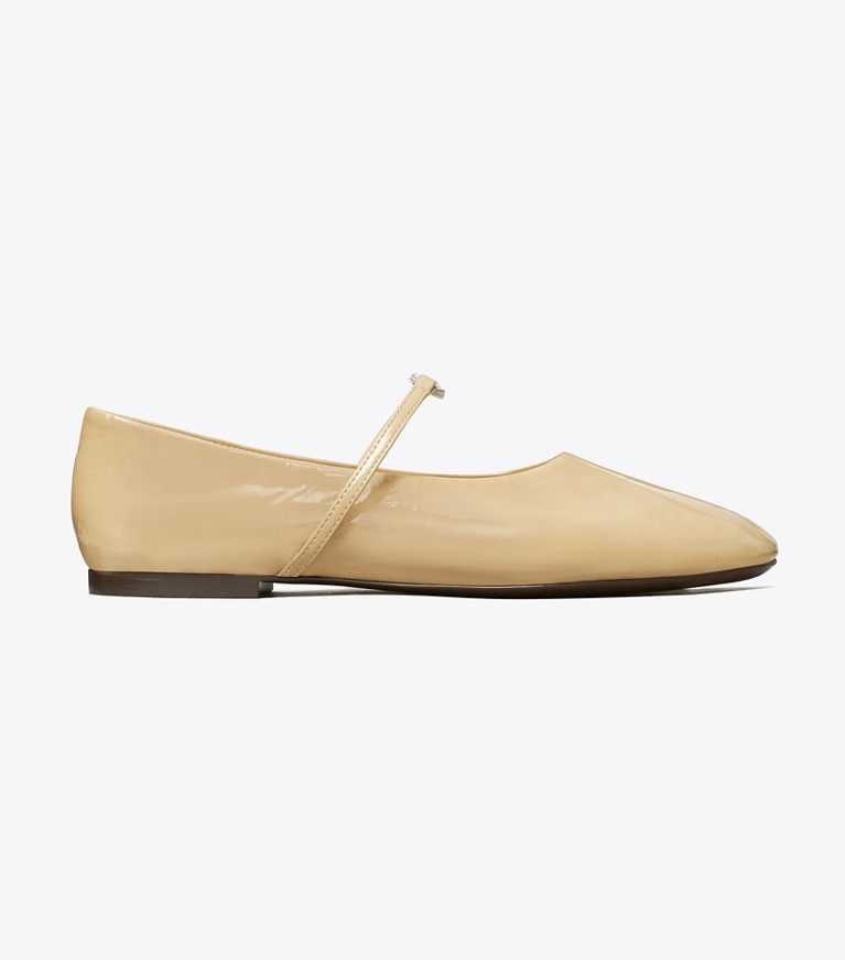 Tory Burch designer flats Pavé Gemini Link Mary Jane in CHATEAU GRAY / PAVÉ angle