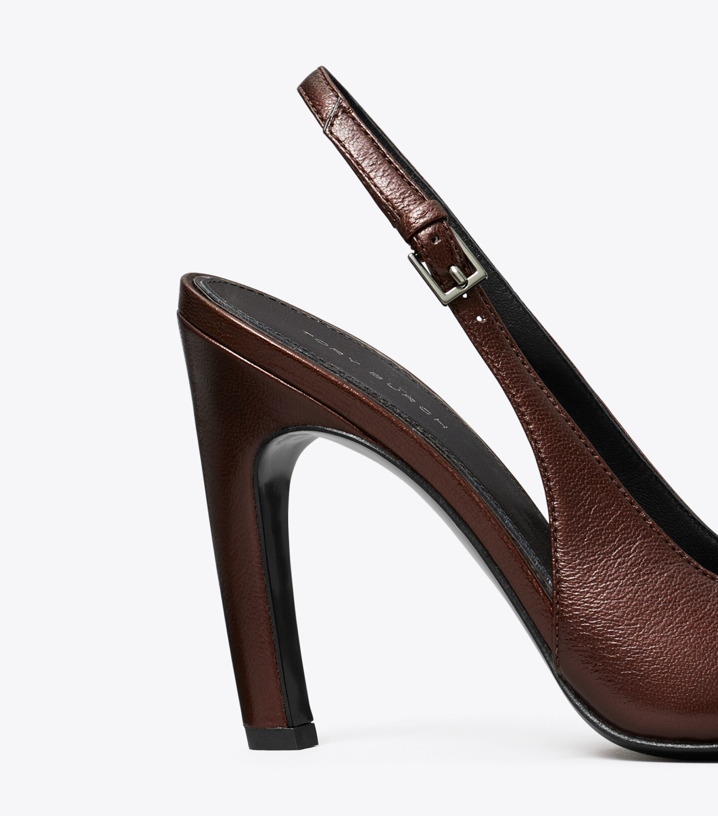 Pavé Cut-Out Logo Slingback Heel