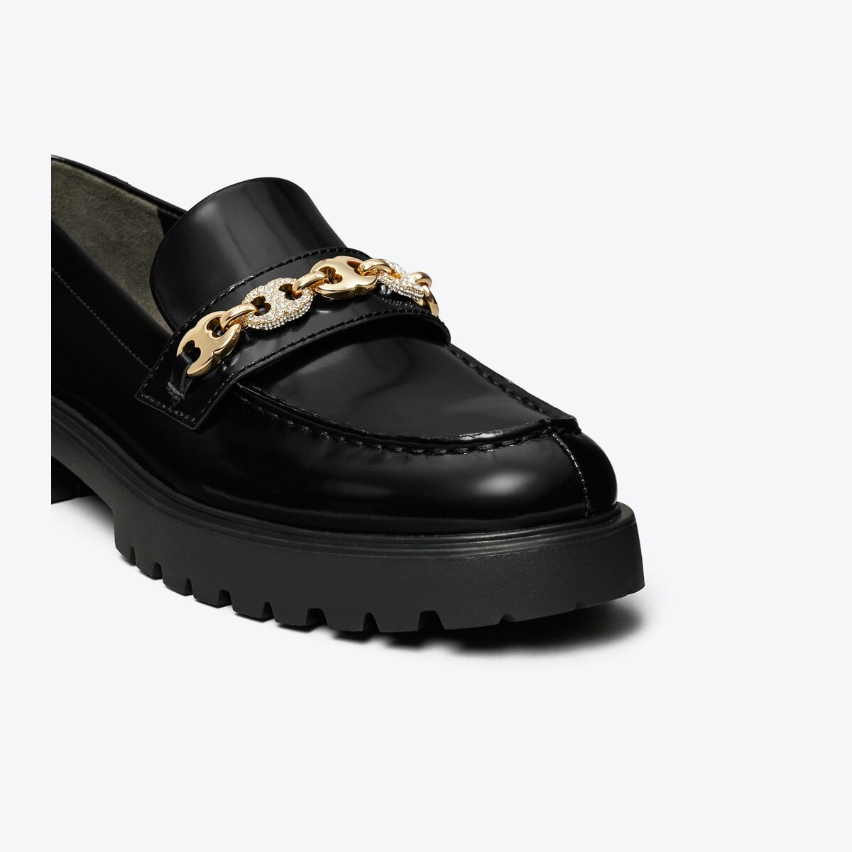 Pavé Gemini Link Lug Loafer: Women's Designer Flats | Tory Burch