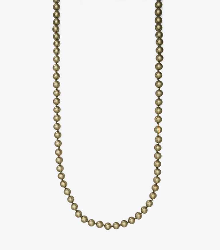 Tory burch pearl clearance necklace