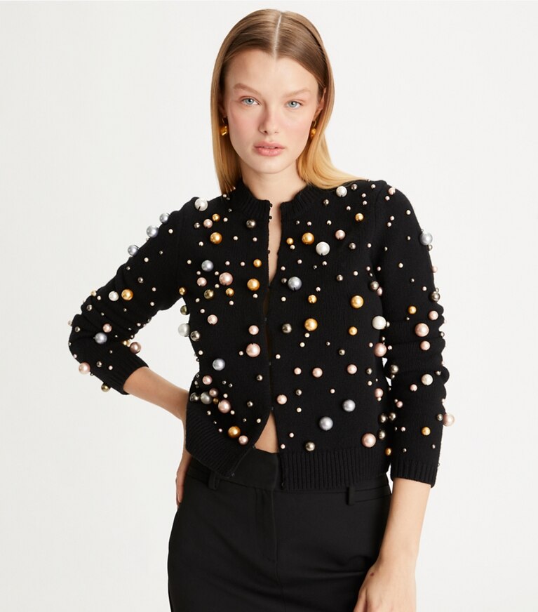 Women's sweaters with on sale pearls