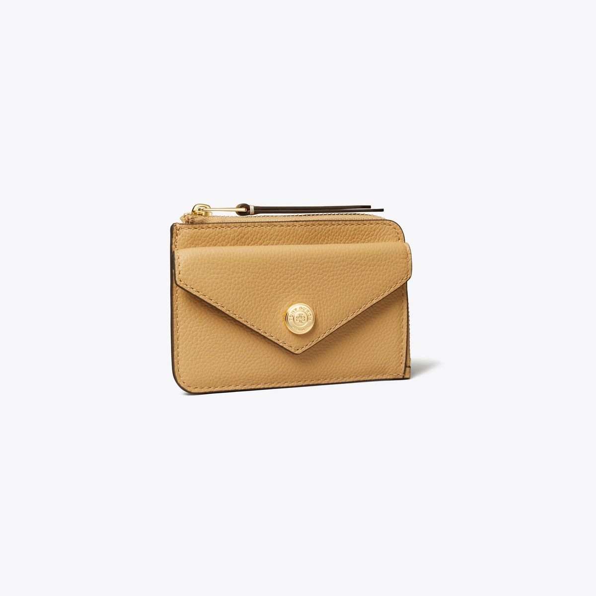 Pebble Envelope Zip Card Case