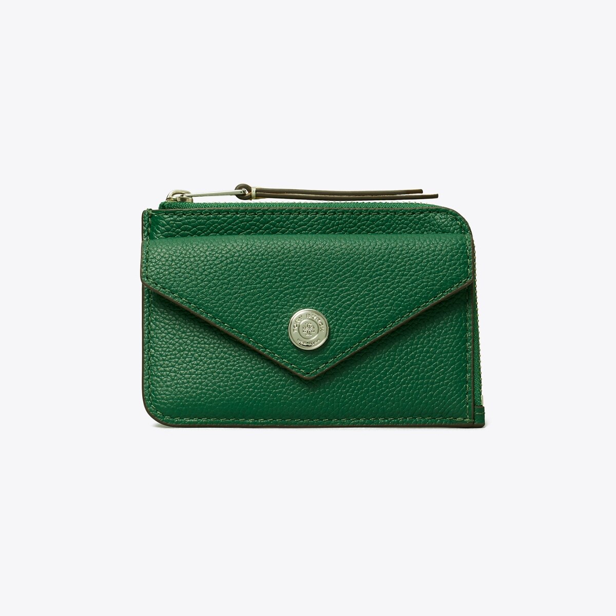 Pebble Envelope Zip Card Case: Women's Designer Card Cases | Tory