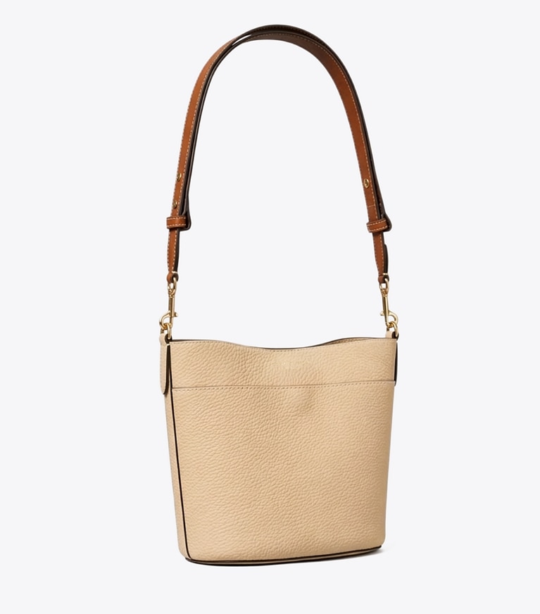 Pebble Nubuck Bucket Bag: Women's Designer Satchels | Tory Burch