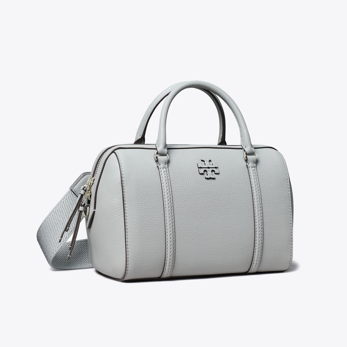（桜）Tory Burch グレー ビジネスバッグ 保存袋付き Pebbled Leather Satchel: Women's Designer Satchels | Tory Burch CA