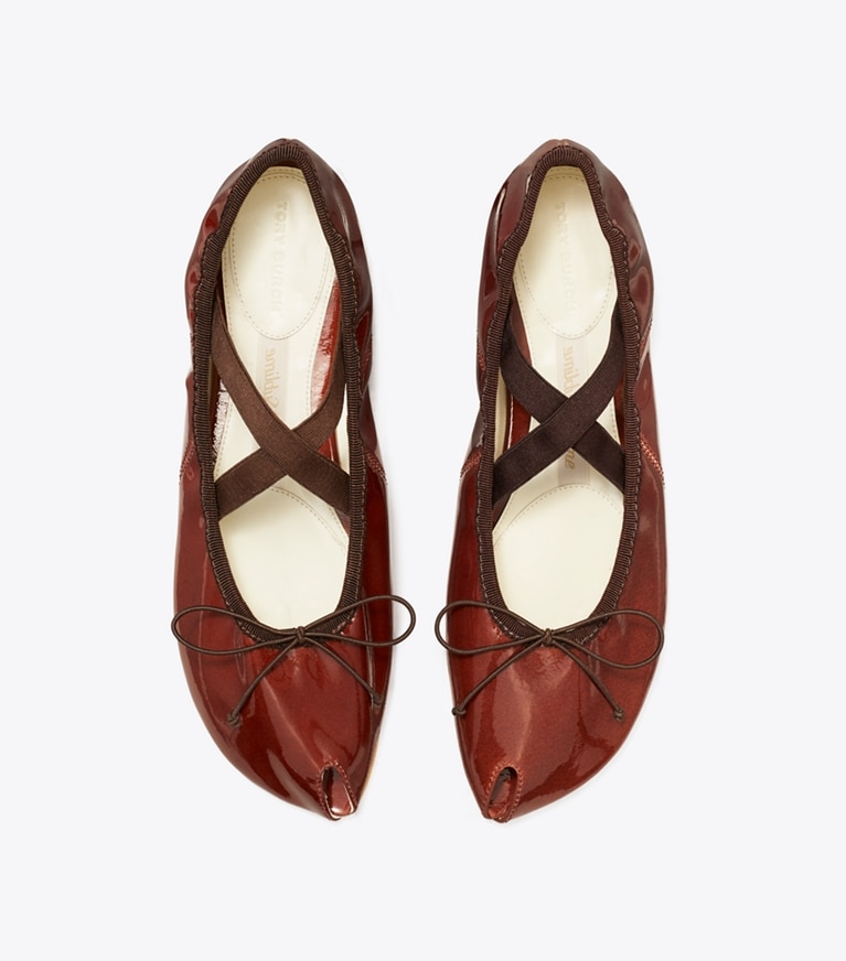 Peep-Toe Mary Jane Ballet