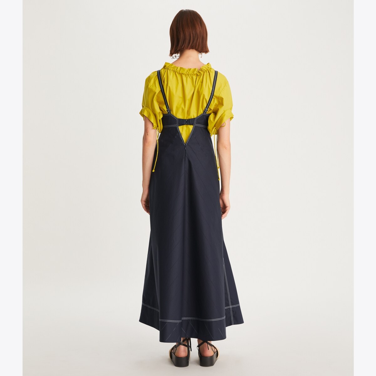 【送料 関税込】Tory Burch Cutout maxi dress Tory Burch Embroidered Cotton GARDEN ROSE Maxidress women