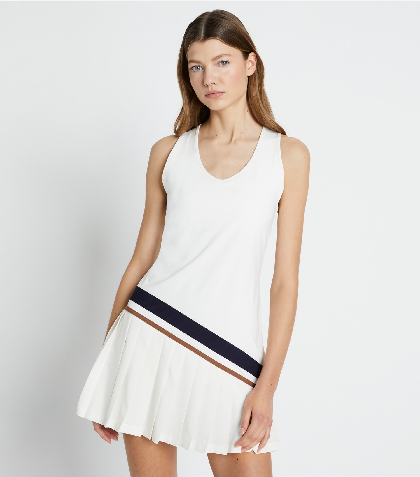 Performance Jersey Racerback Chevron Tennis Dress