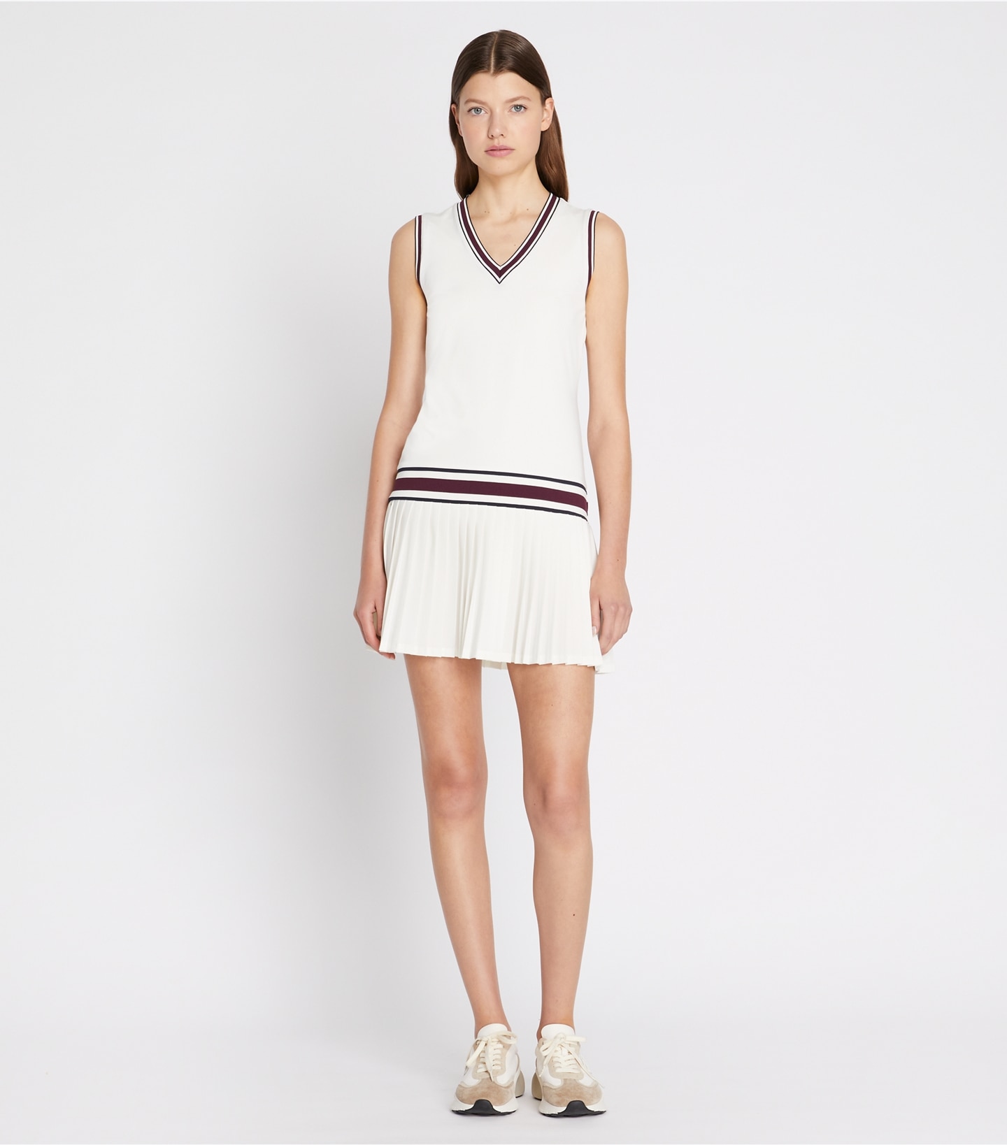 Performance Jersey V-Neck Tennis Dress