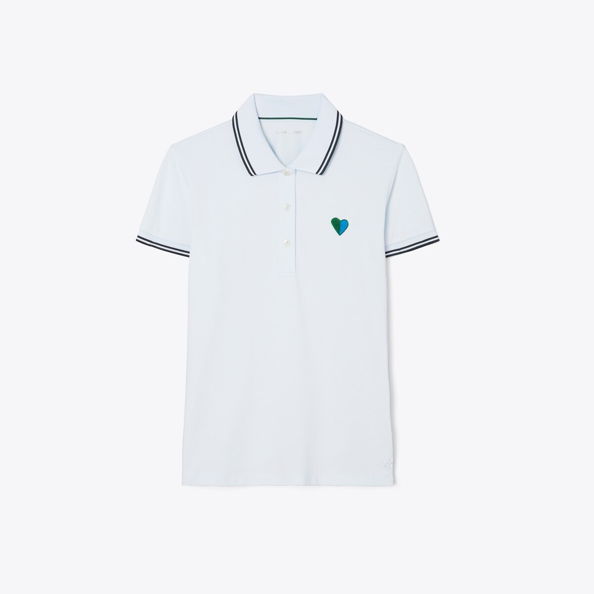 Tシャツ・カットソー TORY BURCH Woman Polo Shirt Blue 147959 105 TORY BURCH: Polo shirt woman - Blue | Tory Burch polo shirt