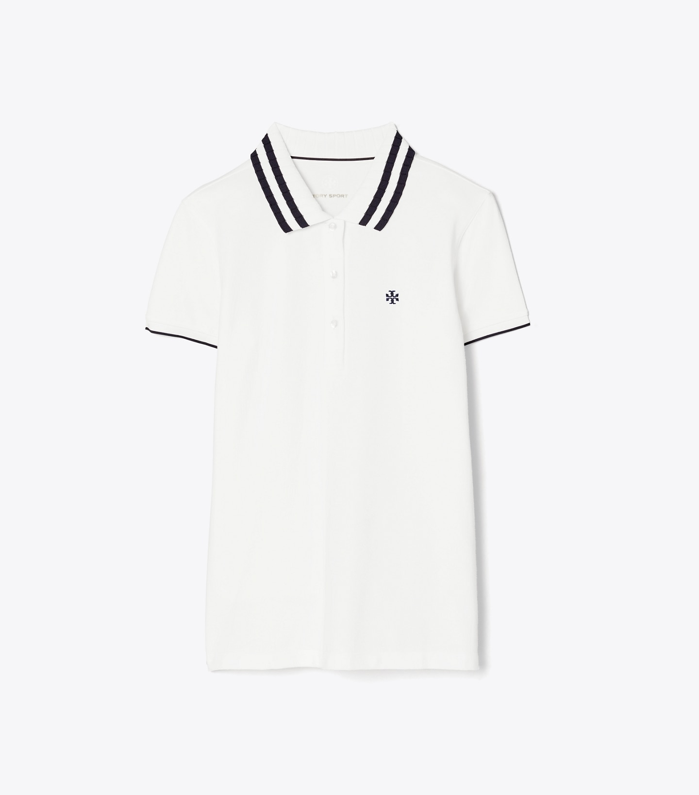 Performance Piqué Pleated Collar Polo