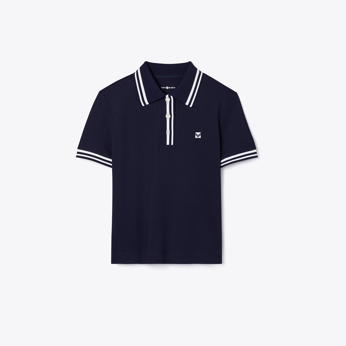 Performance Piqué Polo: Women's Designer Tops | Tory Sport