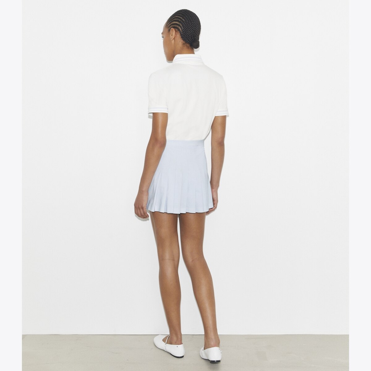 TORY BURCH パフォーマンス ポロシャツ 半袖 スノーホワイト Performance Piqué Polo: Women's Designer Tops | Tory Sport