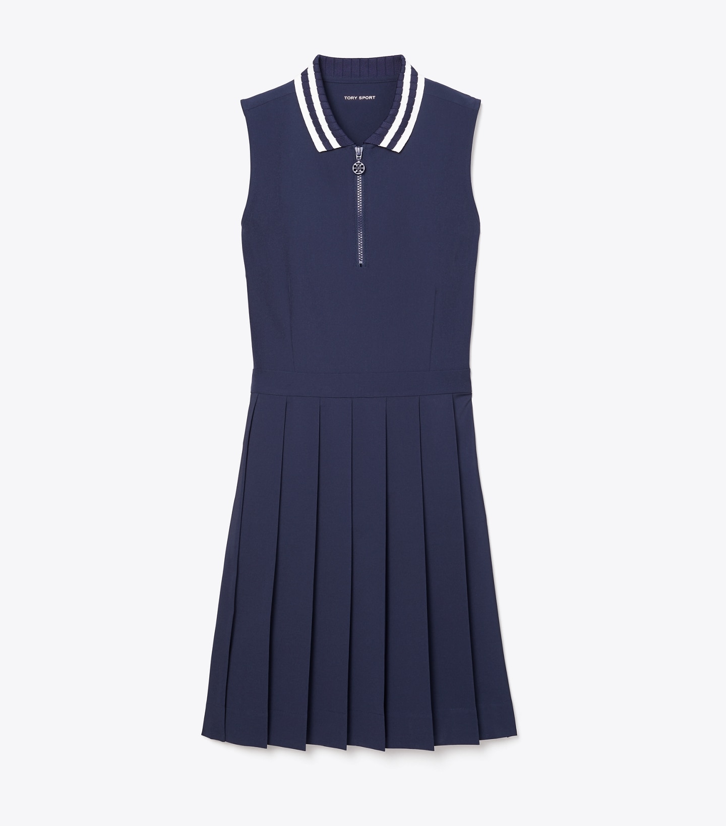 Performance Pleated Collar Golf Dress