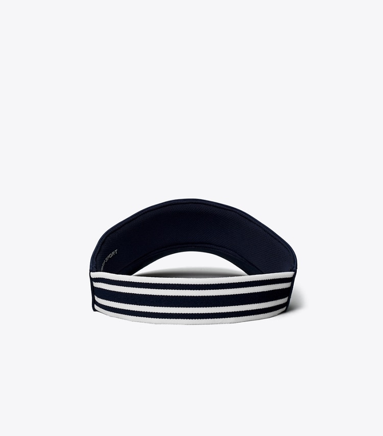 Tory Sport designer hats Performance Visor in Tory Navy back
