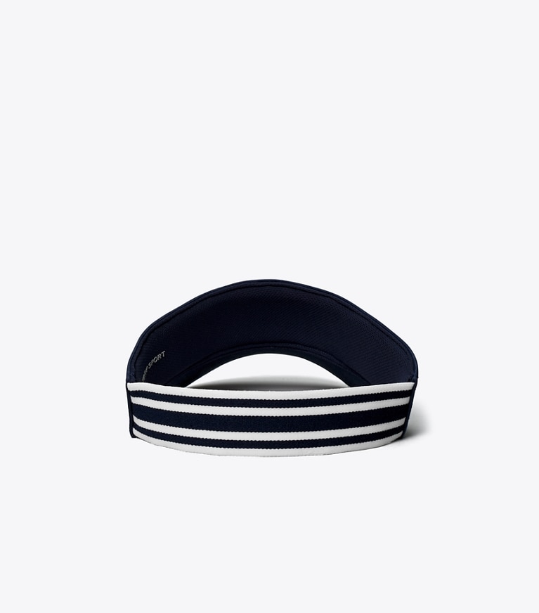Tory Sport designer hats Performance Visor in Tory Navy angle