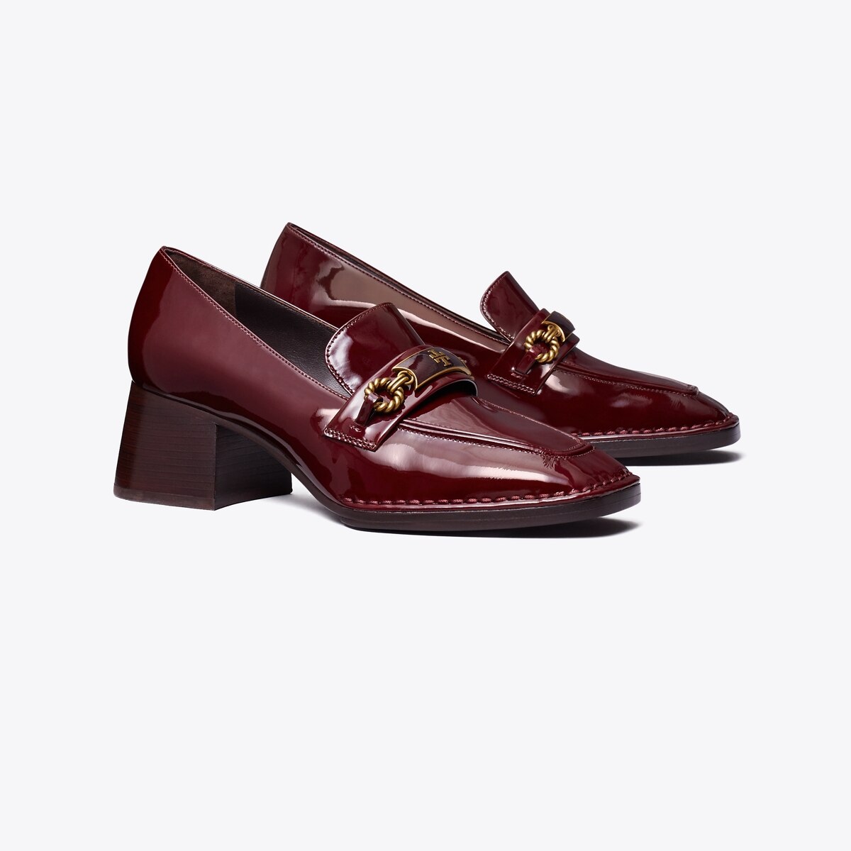 tory burch mid heel loafer