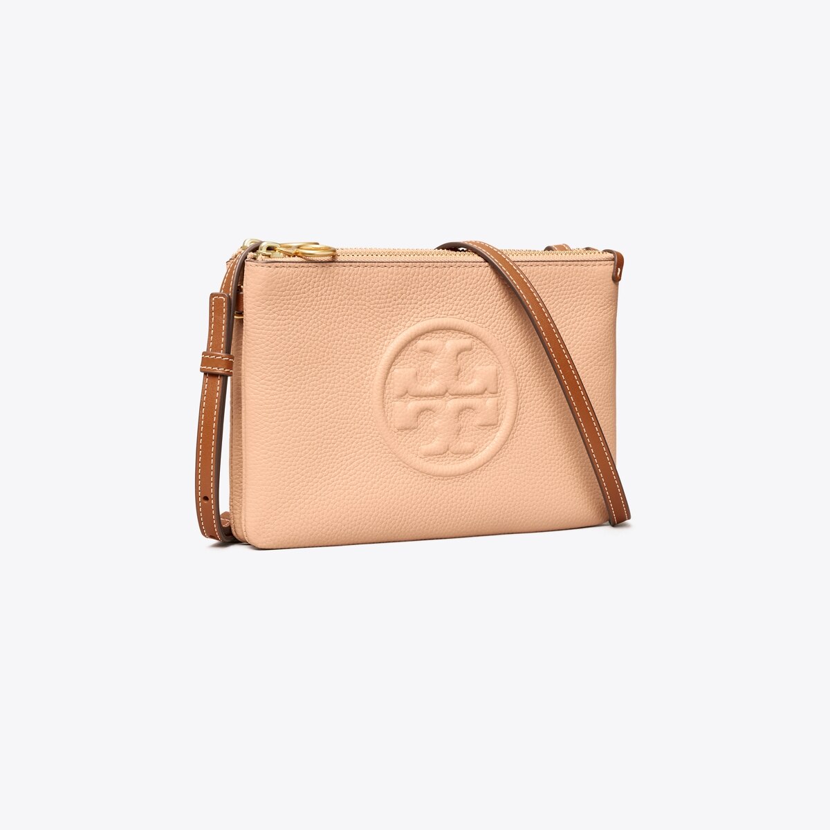 Perry Bombé Double-Zip Crossbody: Women's Designer Crossbody Bags