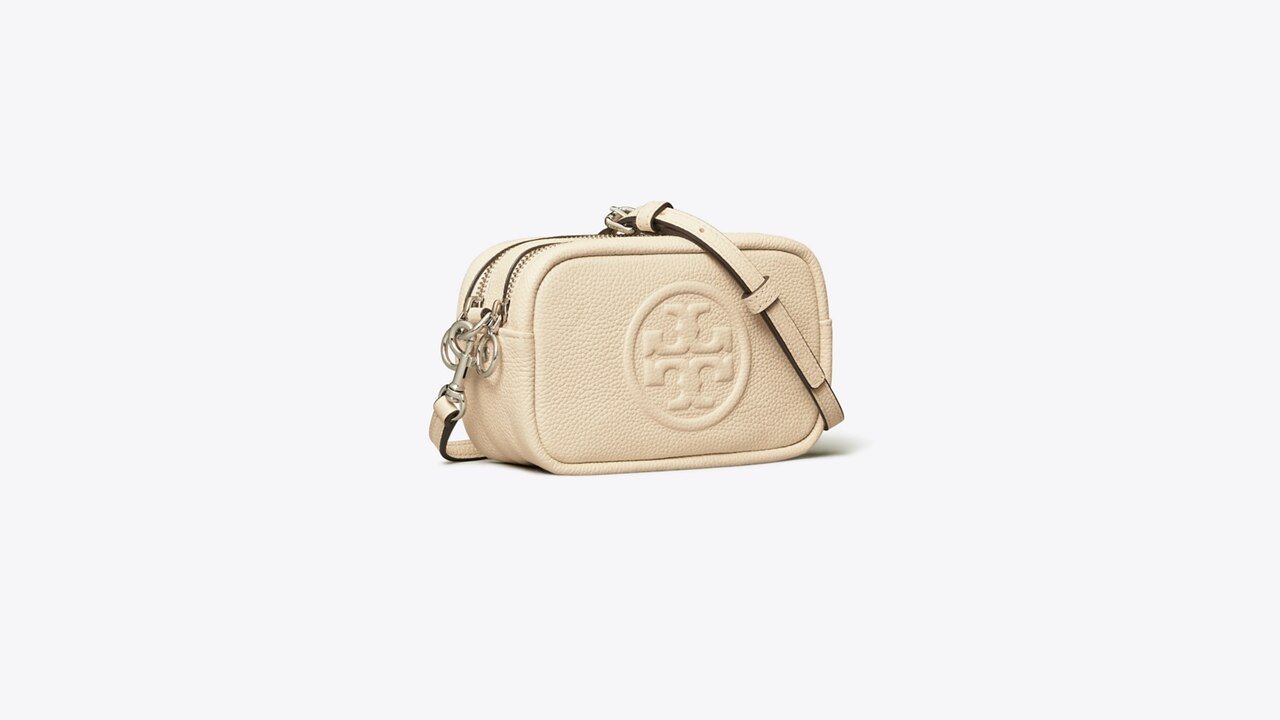 Tory Burch Perry Bombé Canvas Mini Crossbody Bag