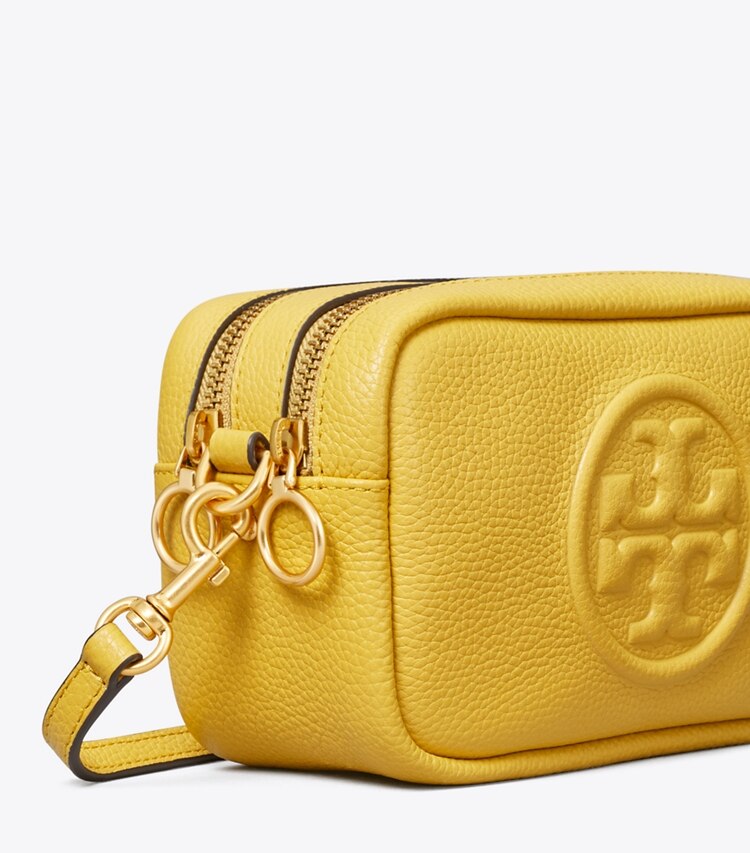 Tory Burch designer crossbody bags Perry Bombé Mini Bag in Golden Sunset detail