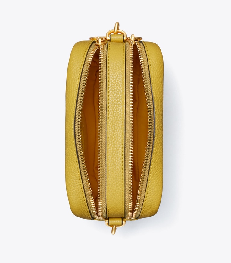 Tory Burch designer crossbody bags Perry Bombé Mini Bag in Golden Sunset overhead