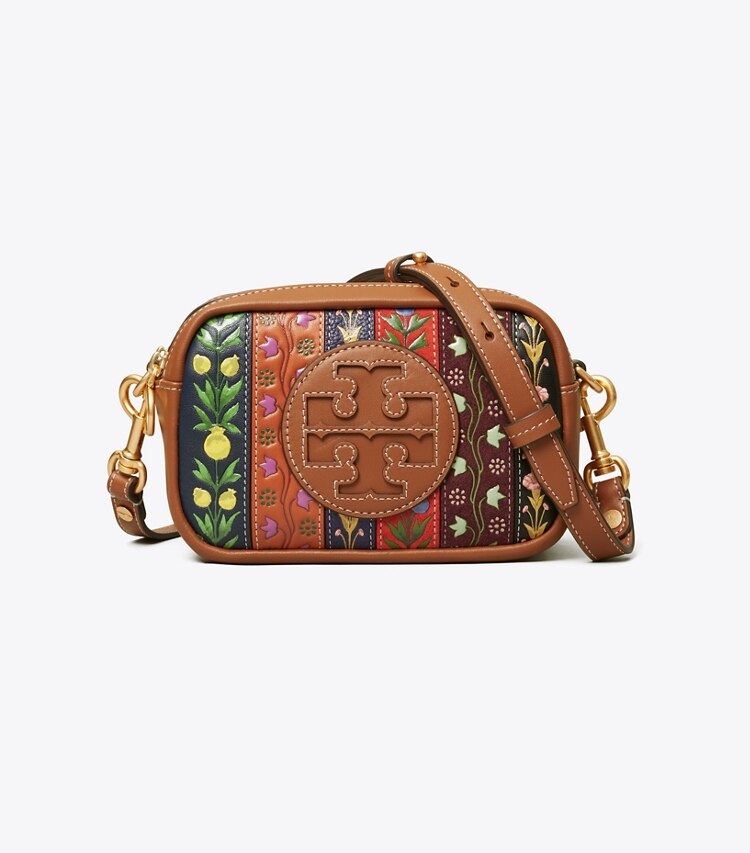 Tory Burch designer crossbody bags Perry Bombé Ribbon Patchwork Mini Bag in MULTI front