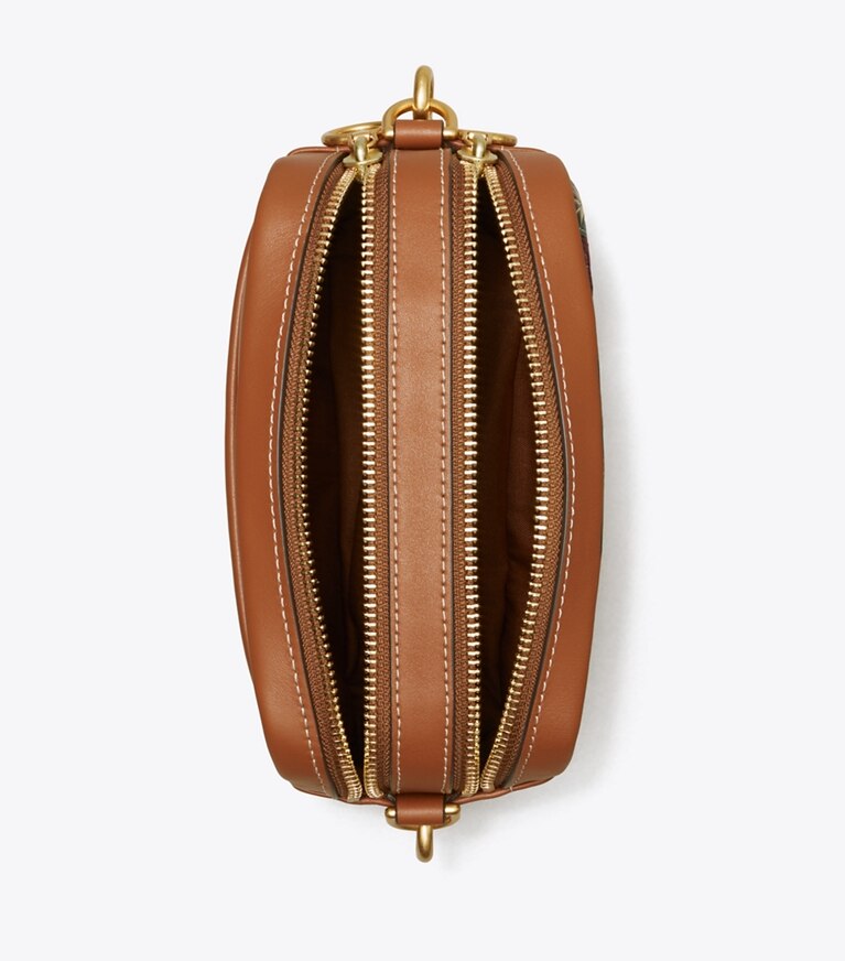 Tory Burch designer crossbody bags Perry Bombé Ribbon Patchwork Mini Bag in MULTI angle