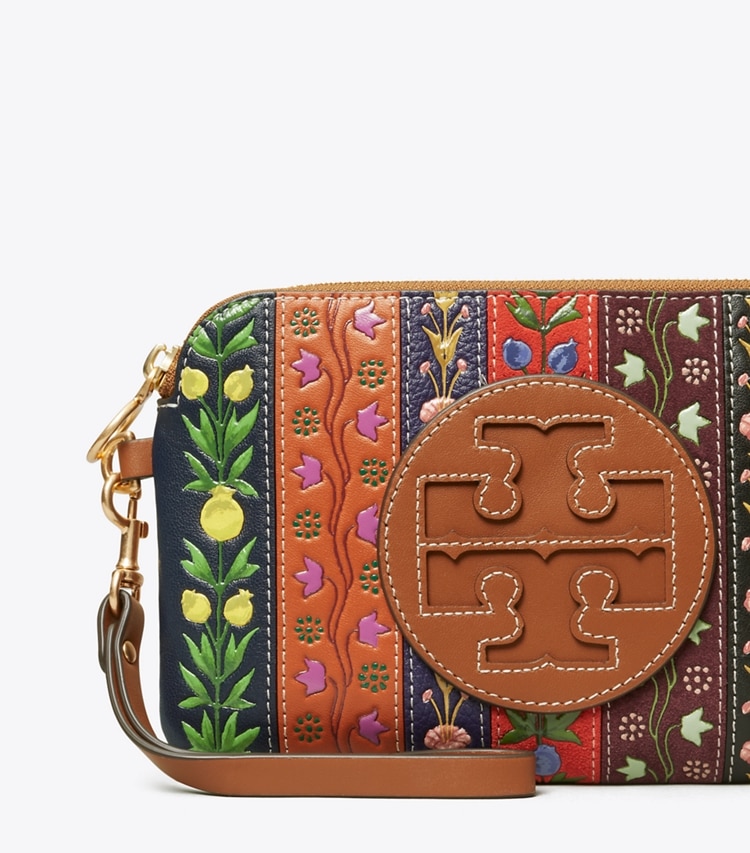 Tory Burch designer wristlets Perry Bombé Ribbon Patchwork Wristlet in MULTI detail