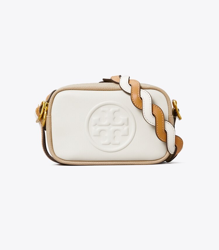 Tory Burch designer crossbody bags Perry Bombé Twisted-Strap Mini Bag in NEW CREAM / LONGAN front