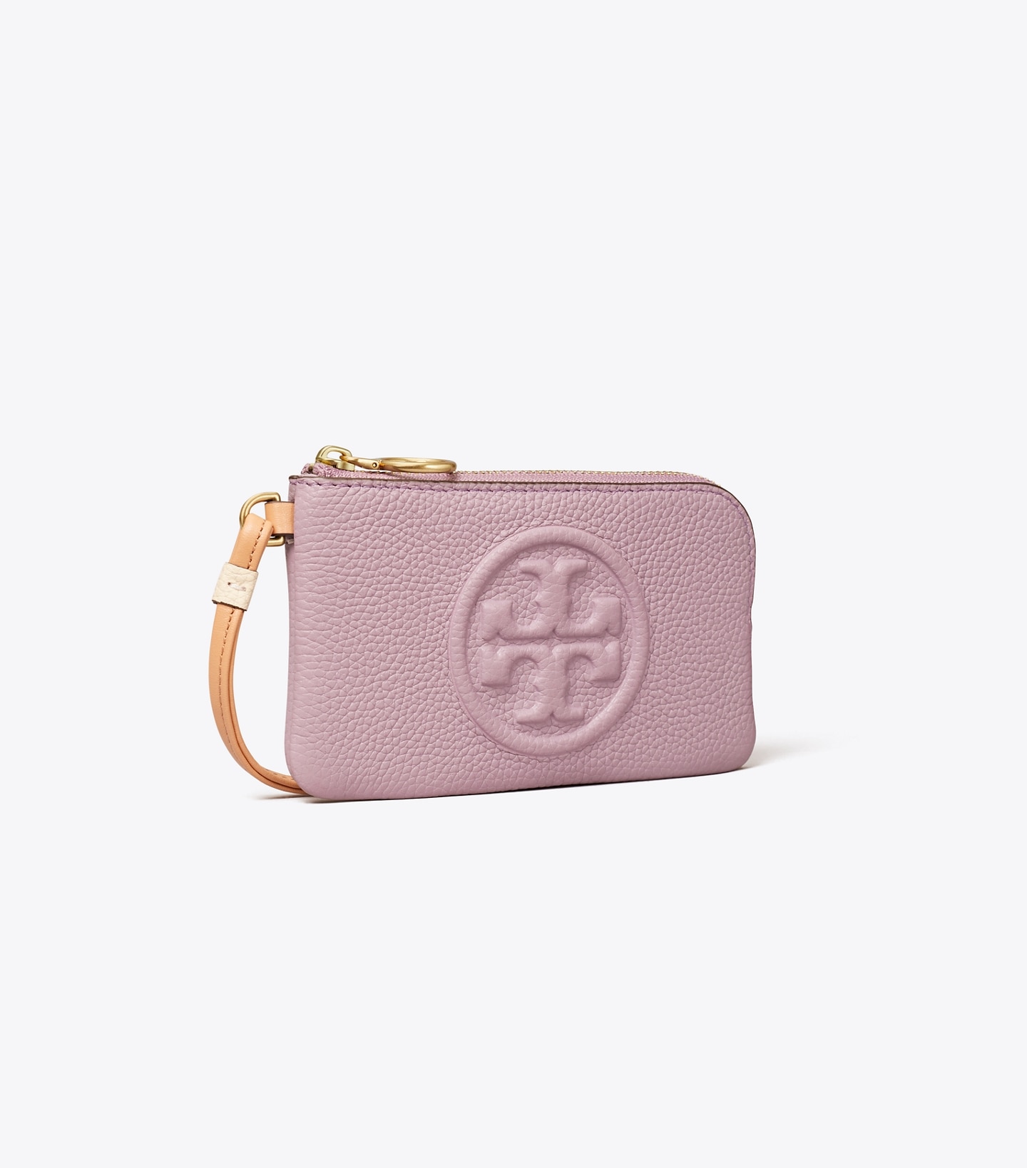 Perry Bombe Color-Block Top-Zip Card Case